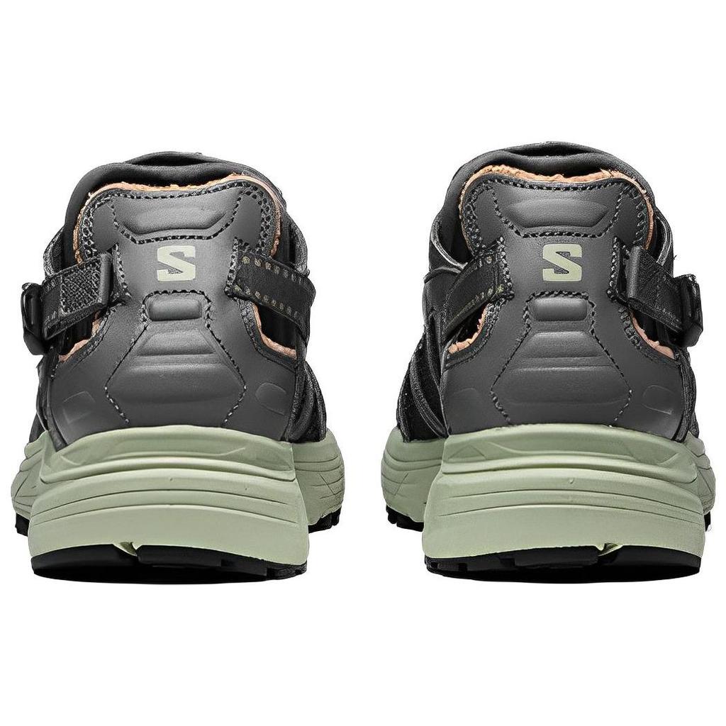 SALOMON Techsonic Comfortable Daily Non-Slip Wear-Resistant Breathable Low-Top Hiking Shoes Unisex Hiking Shoes Medium-Gray 471311