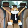Cartoon Plush Car Tissue Box for Armrest: Cute Hanging Paper Dispenser and Interior Decoration