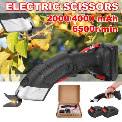 12V Multifunktions Akku-Elektroschere Geringer Verbrauch Flexible Elektroschere Stoff Leder Stoff Schneidwerkzeug 100W