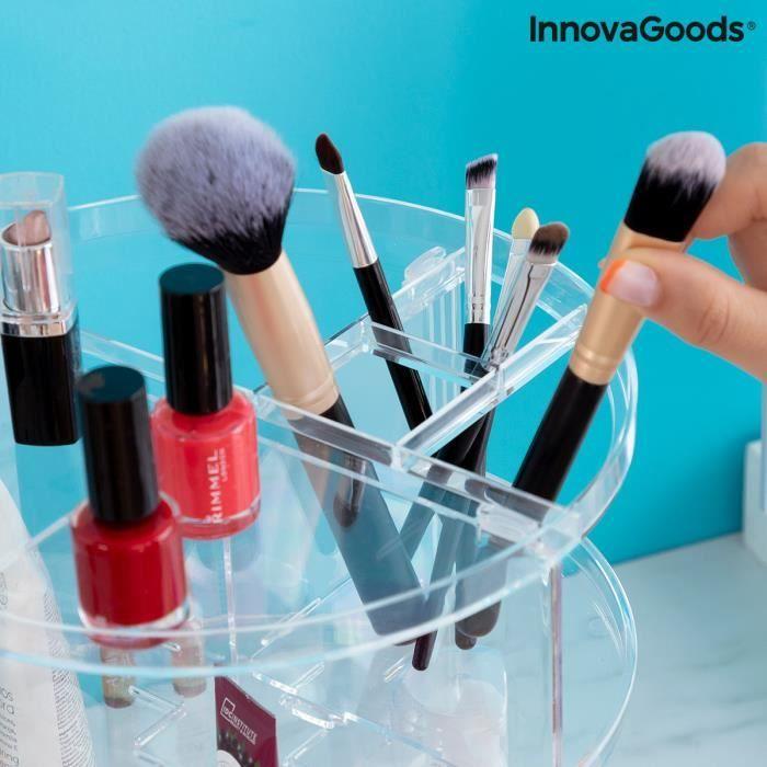 Makeup Organizer - InnovaGoods - Rolkup - 360° Rotating - Practical - Elegant Design