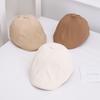 Solid Color Girls' Simple Trendy Boys' Autumn Children's Street Style Baby Hat, Cool and Stylish Hat, Trendy Beret