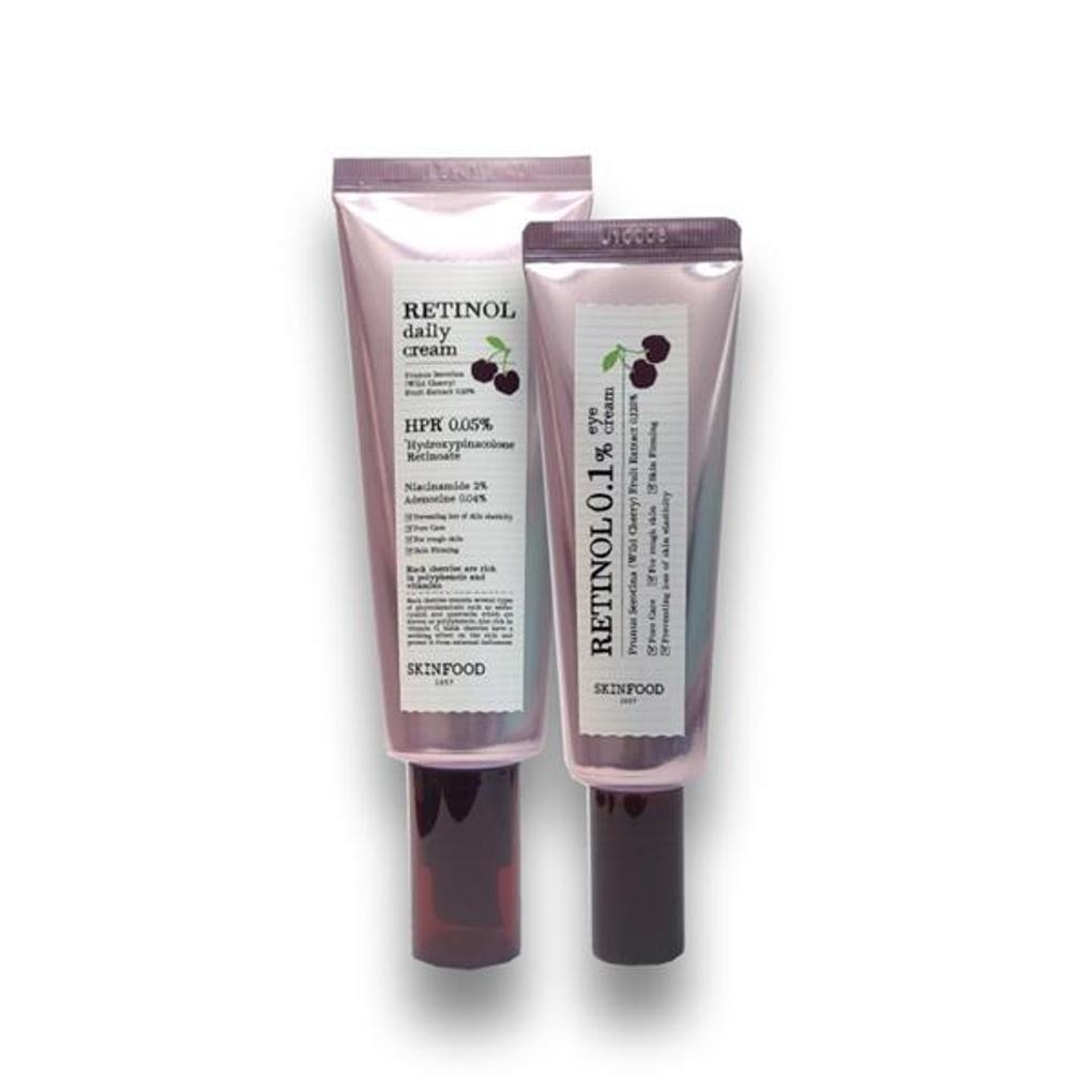 

Skinfood Black Cherry Retinol Cream 2 types (Daily 70ml + Eye 30ml)