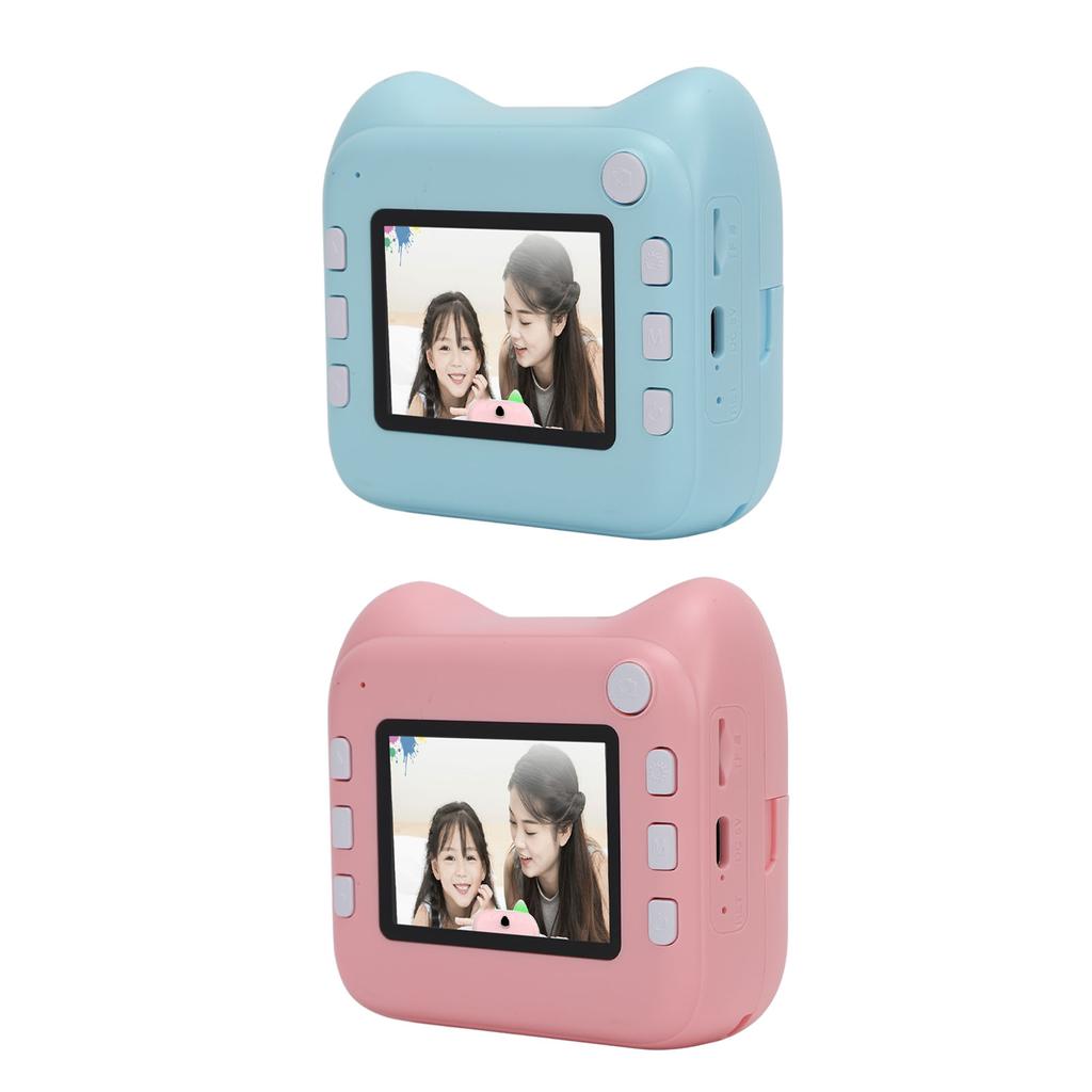 Instant Print Camera 48MP 2.4in Screen Thermal Printing 800mAh Battery Clear Image Digital Zoom for
