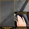 For 2009-2014 Acura TSX Leather Front Door Panels Armrest Cover Skin Black 2Pcs