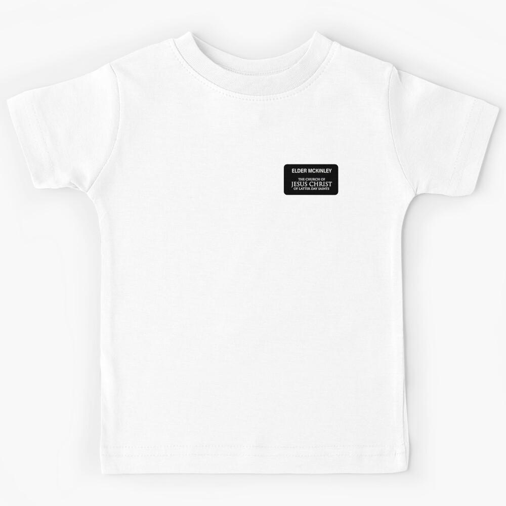 Book of Mormon Name tag - Elder McKinley Kids T-Shirt 120