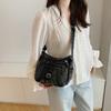 Fashion Vintage Design Women's Crossbody Bag High Quality Denim Fabric Shoulder Bag Large Capacity Tote Bag Lightweight Handbags