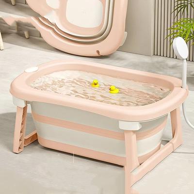 Foldable Baby Bathtub for Newborns & Toddlers – Space-Saving Bath Tub with Easy Storage Lightweight & Portable Design