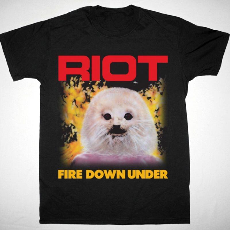 

RIOT FIRE DOWN UNDER 1981 T-shirt Cotton For men Women S-4XL US1091 Unisex T-Shirt XXL