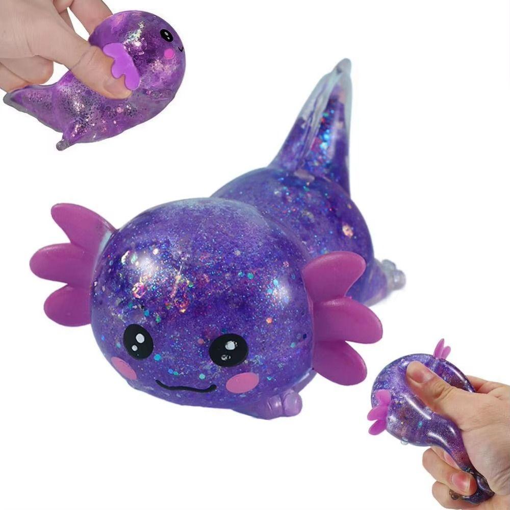 Elasticity Salamander Squishy Toys Fun Squeeze Stretchy Axolotl Squeeze Toy Squishy