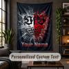 Personalized Wall Tapestry,VfB Stuttgart FC Custom Text, Soft Fabric Wall Art For Indoor Decoration