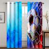 Football Soccer Field Sports Boy Free Shipping Window Curtains For Living Room Kids Bedroom Bathroom Kicthen Door Home Decor2Pcs