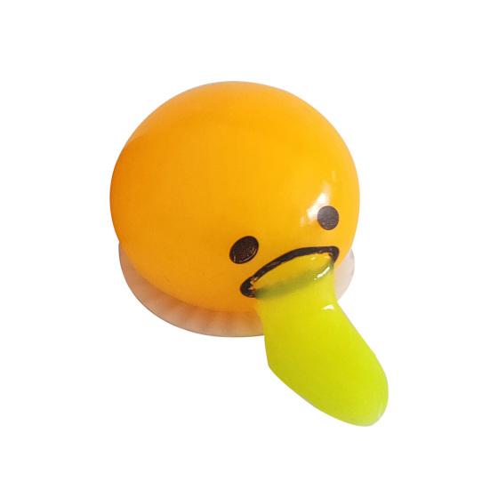 1/2Pcs Stress Relief Yolk Fidget Toy Cartoon Pig Bunny Watermelon Double-yolked Egg Squeeze Sensory Toy Hand Exercise Relaxation Stress Ball