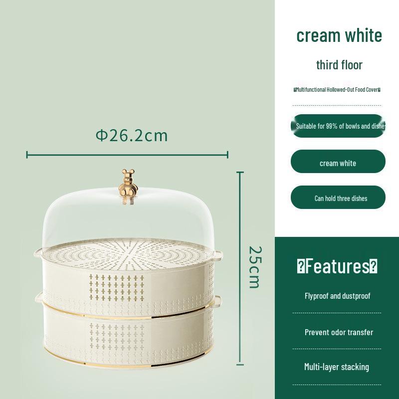 Multi-Layer Dustproof Food and Table Cover Rack