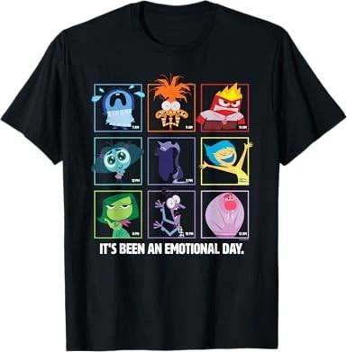 Pixars Inside Out 2 Emotions TShirt Size S 4XL S