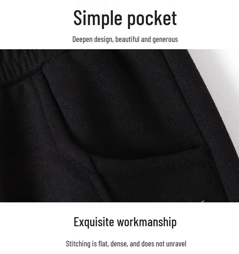 Women's Fleece-Lined Harem Pants for Spring, Autumn, and Winter – Ideal for Middle-Aged and Elderly