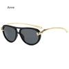 Vintage Big Frame Pilot Sunglasses Women For Men  Sun Glasses Luxury  Designer Popular Punk Metal Outdoor Eyewear UV400