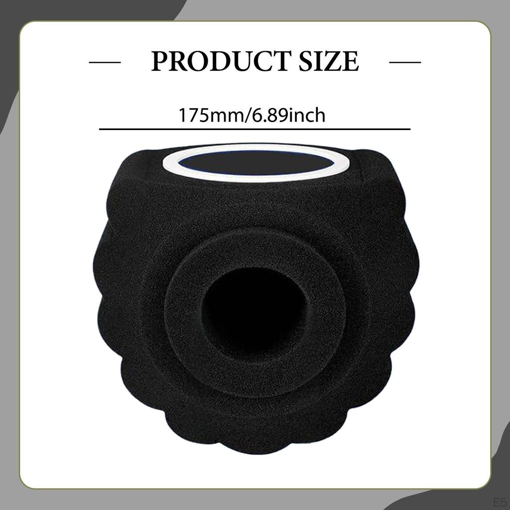 Wind Ball Lightweight Noise Reduction Mic Soundproof Cover for Home Studios