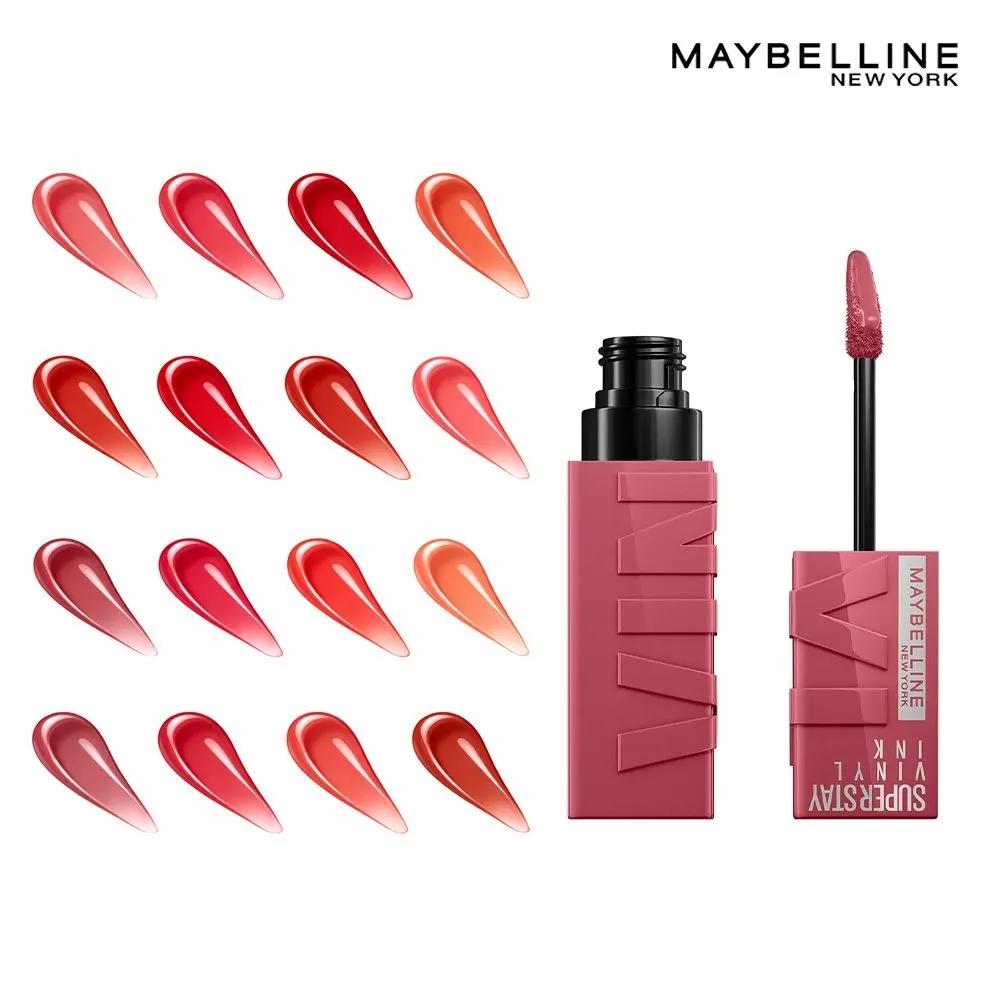 Maybelline SP Stay Vinyl Ink Lip Tint Lip Gloss 61DangerousMahoganyBrown