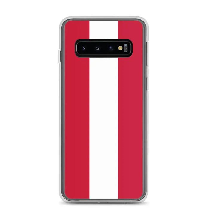 Coque Téléphone Drapeau De l'Autriche Samsung Galaxy S10