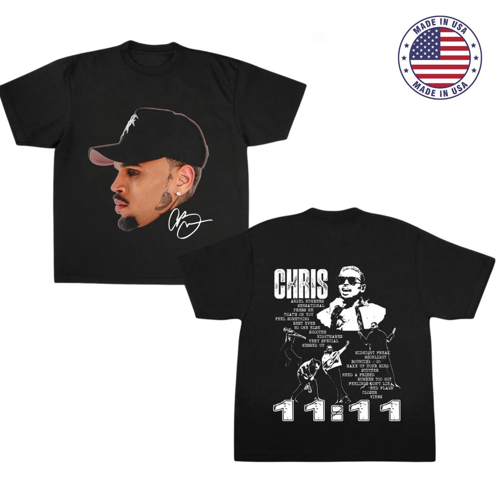 Chris Browns Big Head T-Shirt Unisex Heavy Cotton All Sizes