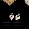 Mid-Century Vintage Stud Earrings: Trendy Literary Style in Light Luxury Fashion