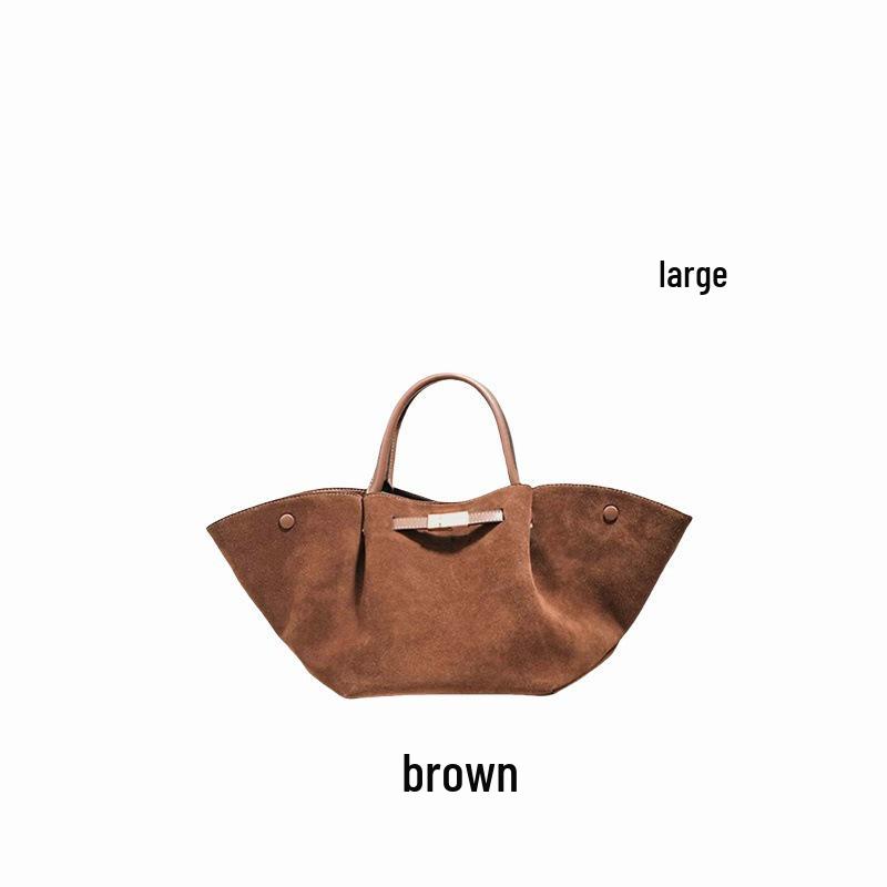 Demellier Geprägte Wildleder Flügeltasche - Retro Herbst/Winter Handtasche & Schultertasche