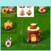 Whimsical Resin Mushroom House Miniature Garden Ornaments For Fairy Tale Decor