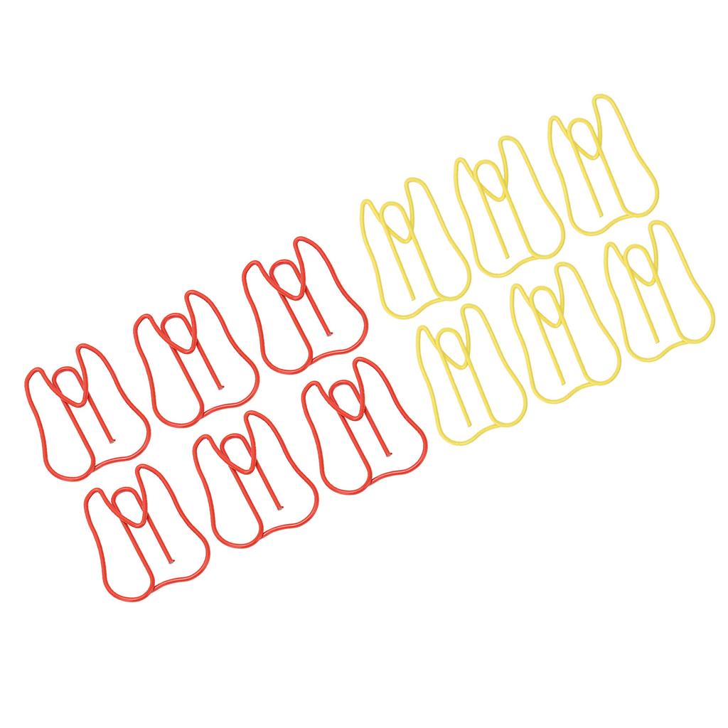 100PCS Paper Clips Metal Multifunctional Paper Memo Clip Portable Office Clips for Document