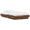 Floor Bed Frame Reclaimed Wood 80 X 210 Cm Engineered Wood