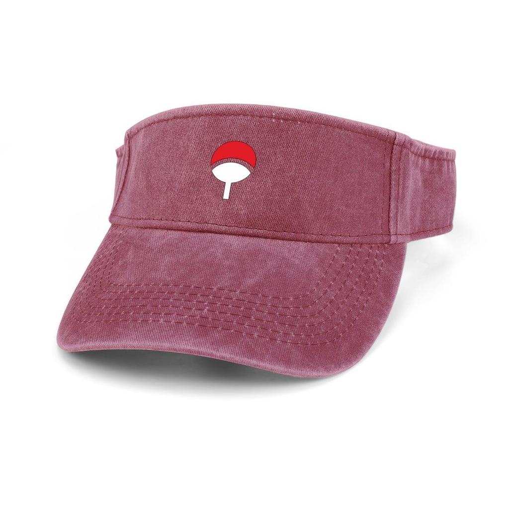 Konoha Akatsuki Anime Ninja Manga Uchiha Sonnenblende Leaky Top Cowboyhüte Unisex Damen Sport Tennis Golf Caps Open Top Custom Hat