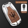 Maserati Key Case for Levante/Ghibli: Premium Leather Shell for Men & Women
