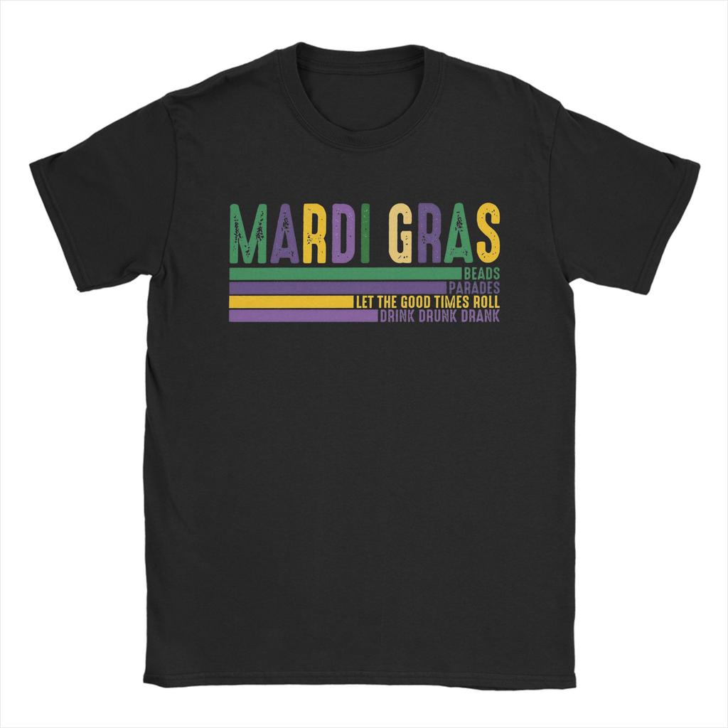 Mardi Gras Beads Parades Let Good Times Roll T-shirt