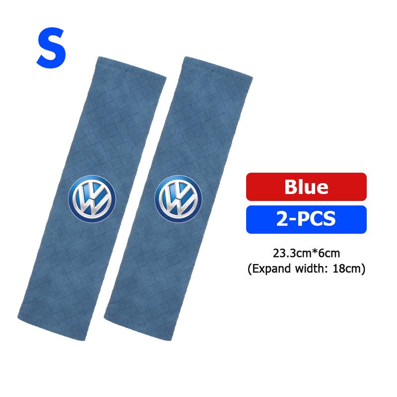 BIG1 For Volkswagen VW General Motors Seat Belt Cover Adjustable Belt Shoulder Pad Golf 4 5 6 7 Polo Jetta Sagitar Magotan Passat B5
