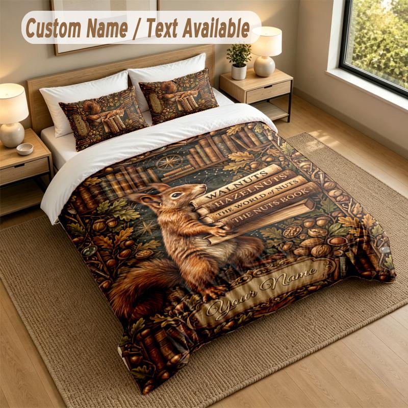 Adventure Journey Theme Personalized 3Pcs Bedding Set Custom Text & Name 1 Sheet 2 Pillowcases Household Bedding 1pc