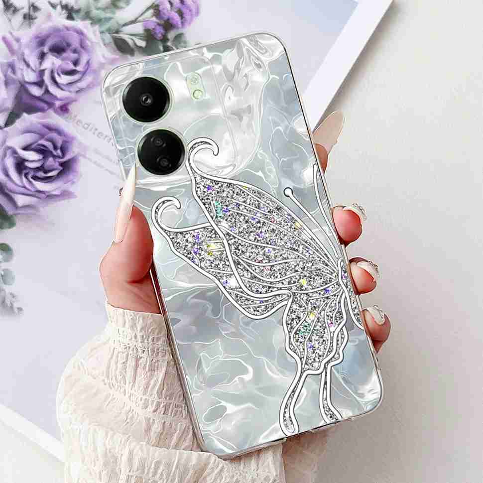For Xiaomi Redmi 13C 4G Case Redmi13C 2023 New Fashion Pattern Cover Silicone Soft Phone Case For Xiaomi Poco C65 PocoC65 Fundas