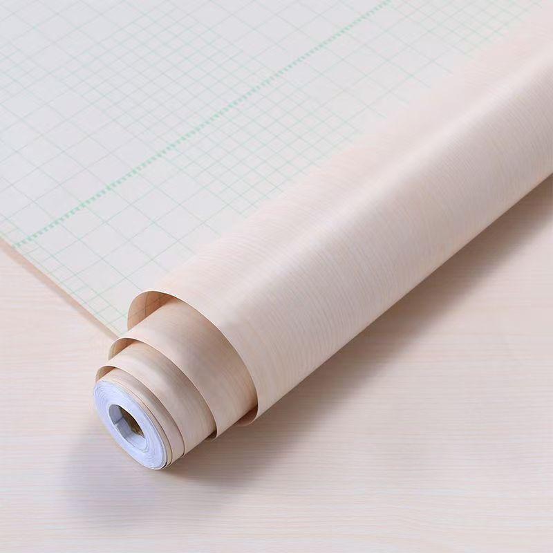 Thick Wood Grain Self-Adhesive Waterproof Wallpaper for Doors & Furniture Renovation