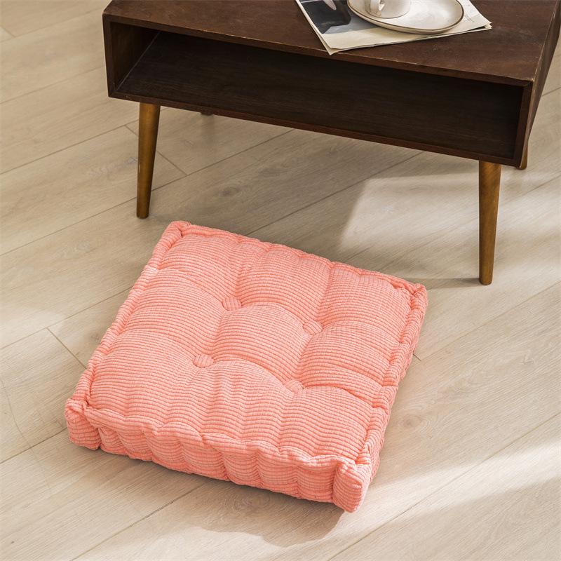 

Seat Sofa Nonpilling Cushion Soft Seating Washer Square Nonfading Polyester 40cm/15.75in рожевий