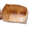 Wasserdichte Aufbewahrungstasche aus Kraftpapier: Ölfest, verdickt für Kühlschrank-Obst, Gemüse, Brot und Takeaway-Verpackung.