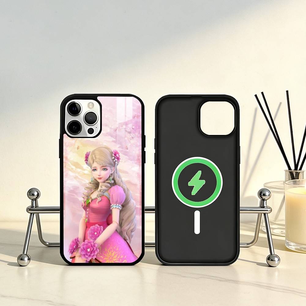 Elf Dream Ye Luoli Phone Case For iPhone17,16,15,14,13,12,11 Plus,Pro Max Magnetic For Magsafe Wireless Charging iPhone12mini