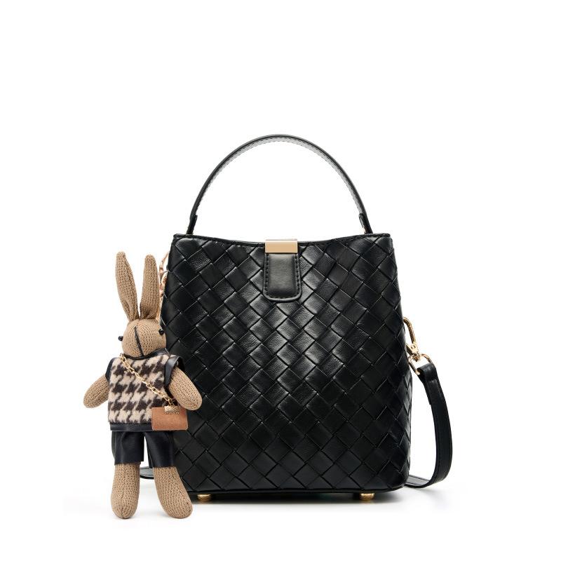 Bags Women'S Bucket Bags Women'S Leather Women'S Bags Large Capacity Woven Bags Crossbody Bags Handbags Tide