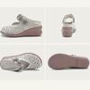 Summer Platform Shoes for Women Slip On Sandals Genuine Leather Flip Flops Breathable Slides Woman Slippers Shoes 2024 Soft and Comfortable