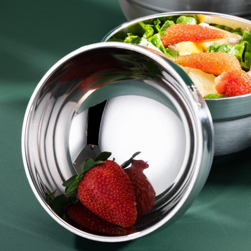 ZISIZ Double-Layer Insulated Stainless Steel Bowl