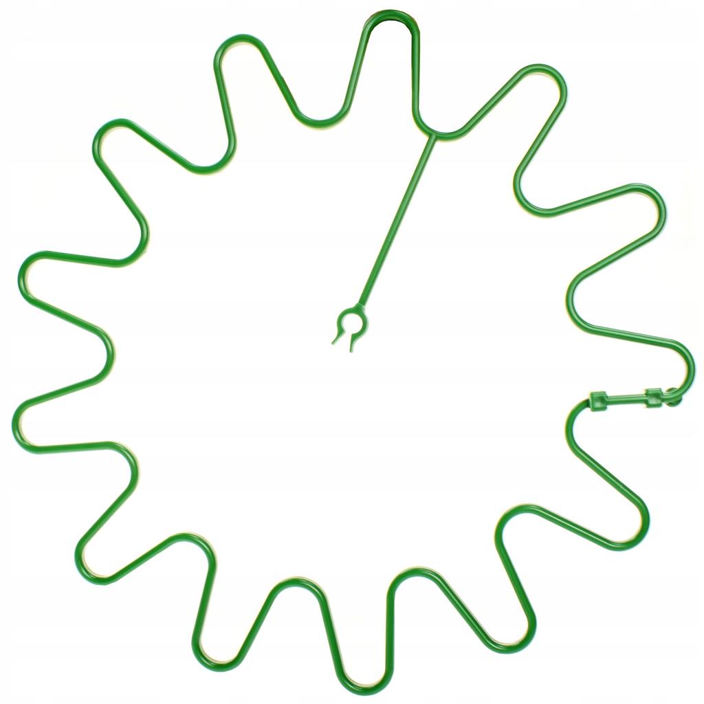 Solidarity Plant Clamp (Diameter 6) Dark Green - 10 Pcs