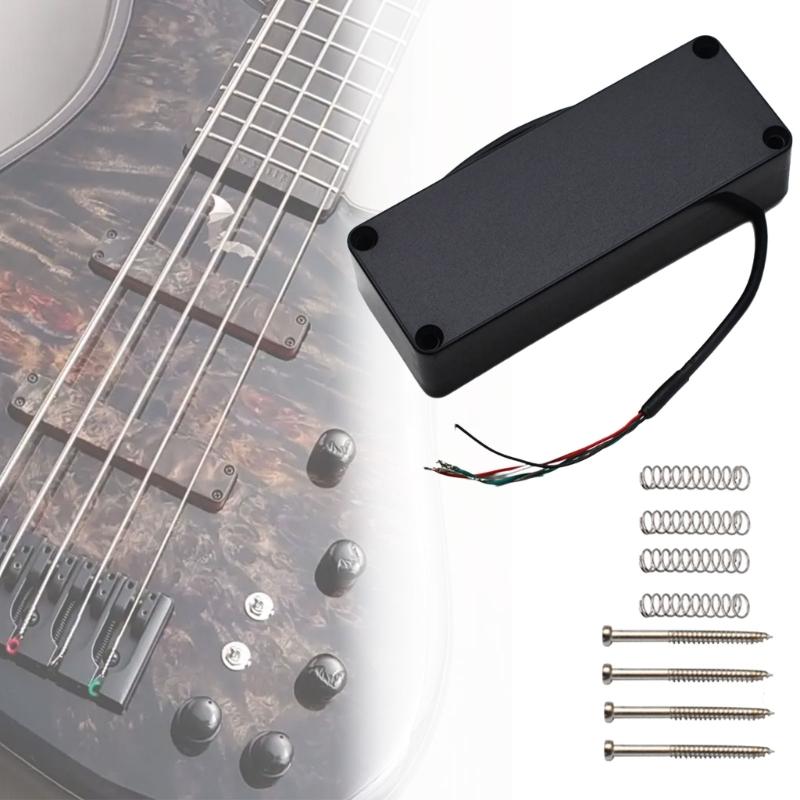 Acoustic Bass Transducer Suitable for Ukulele and String Instruments Not Drilling Required Abs Metal Construction