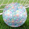 1pc Ocean Treasures Themed Soccer Ball, Size 5, Lightweight PVC Material, Outdoor Training Soccer Ball Gift. Q62225
