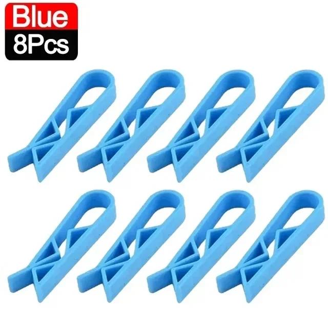 100x Garbage Bin Clip Enduring Plastic Trash Bag Fixed Clip Holder For Kitchen Bathroom Organizer Household Storage Clamp Clip