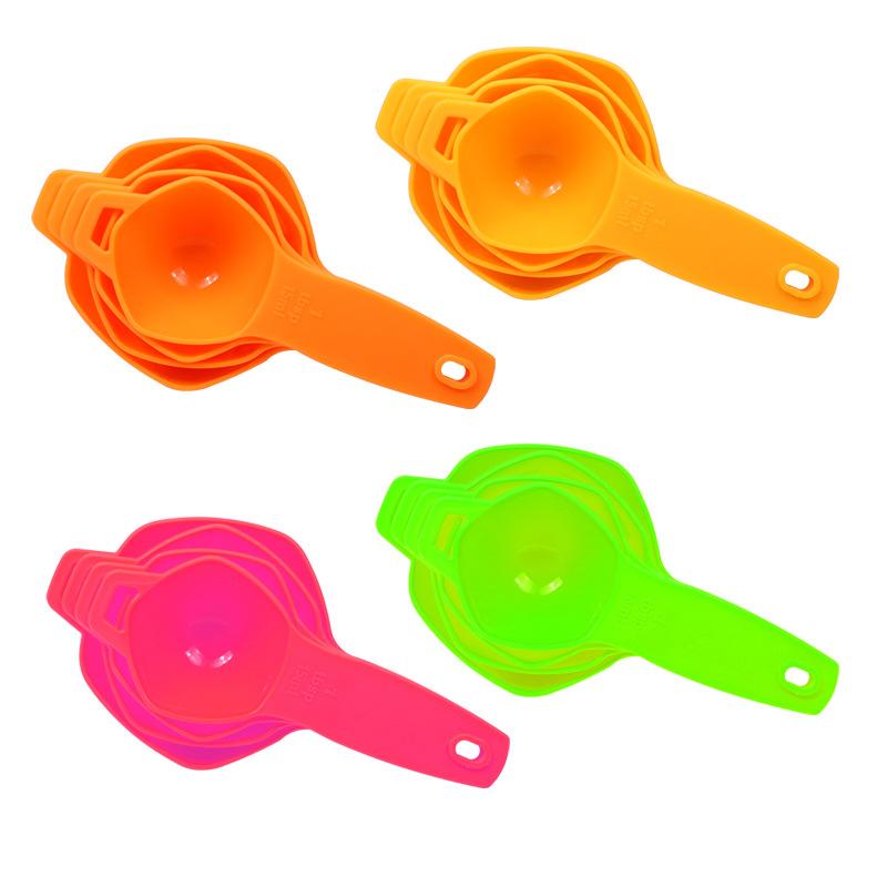 1pcs Plastic Colorful Measuring Cup/Spoon 5 or 10piece Set With Graduated Measuring Spoon Baking Powder Measuring Spoon Set