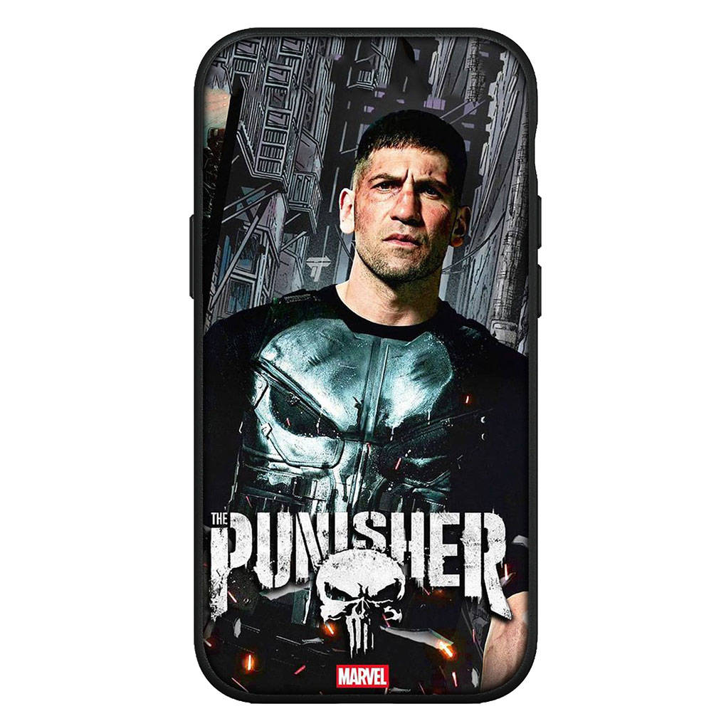 

для iPhone 16 15 X XR Samsung Galaxy S24 S23 Plus Xiaomi Redmi Note 13 12 11 Pro Max 9 10 14 OPPO Huawei Чехол Marvel Punishers Skull Phone Case for Samsung Galaxy A25