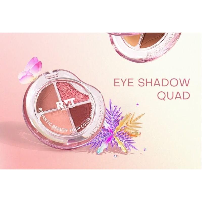 ROMANTISCHE SCHÖNHEIT - Lidschattenpalette mit 4 Farben - Blau