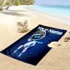 Personalisierbares ASTRO BOT Druck Strandtuch, Großes Weiches Schnelltrocknendes Handtuch für Strand Camping Schwimmen -HE11